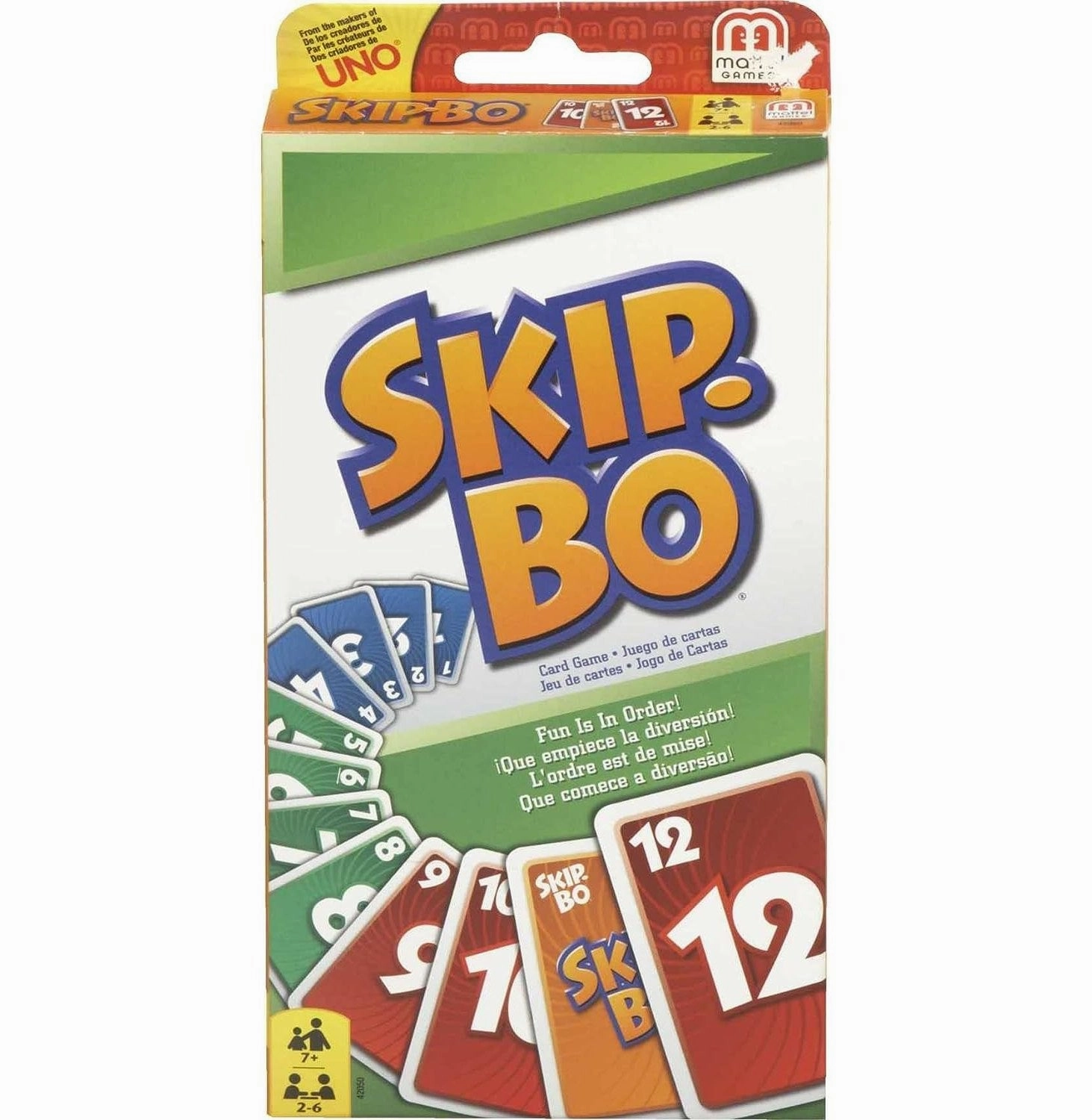Mattle Skip Bo Card Game