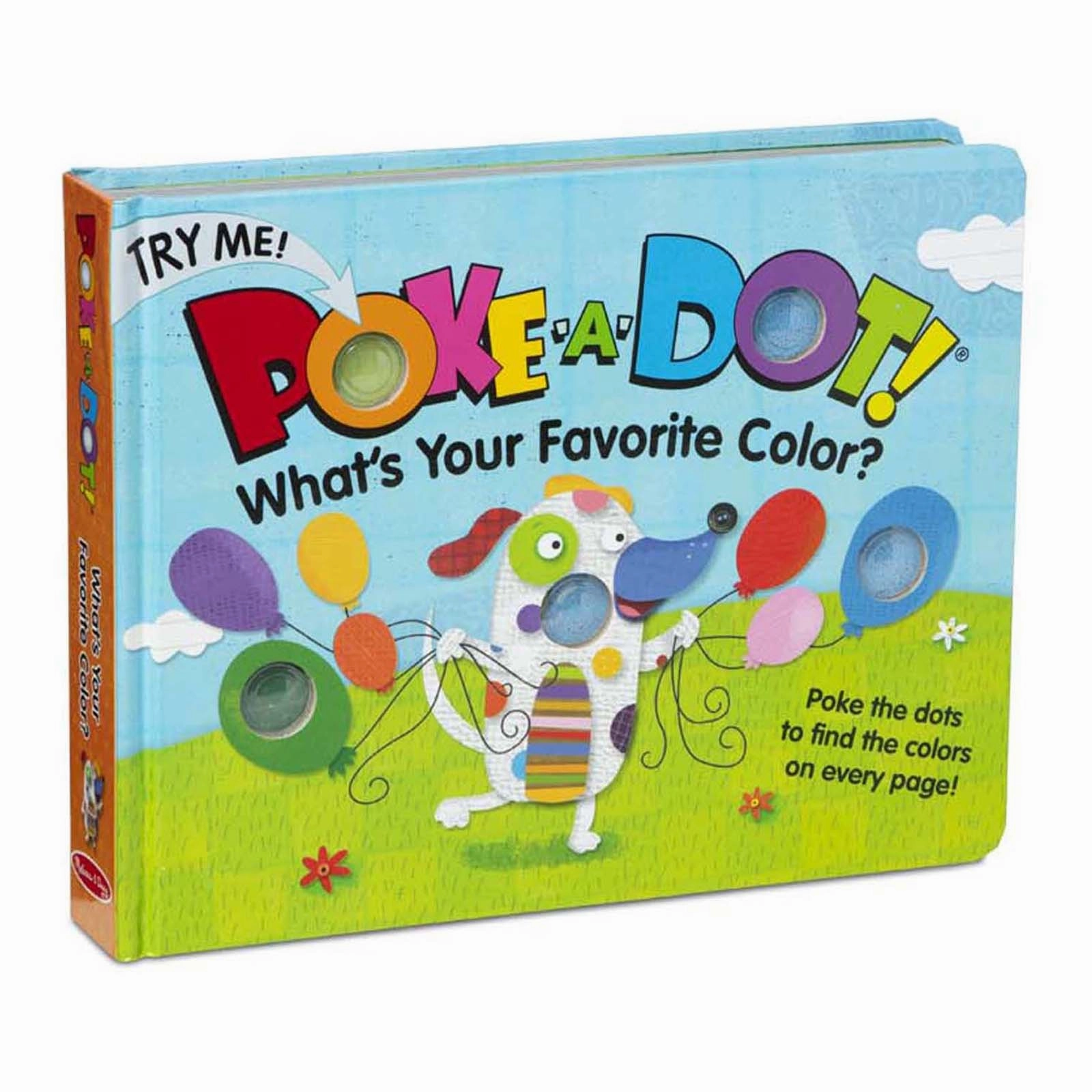 Melissa & Doug Poke-A-Dot! - What's Your Favorite Color? - Interactive Board Book