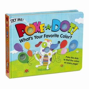 Melissa & Doug Poke-A-Dot! - What's Your Favorite Color? - Interactive Board Book