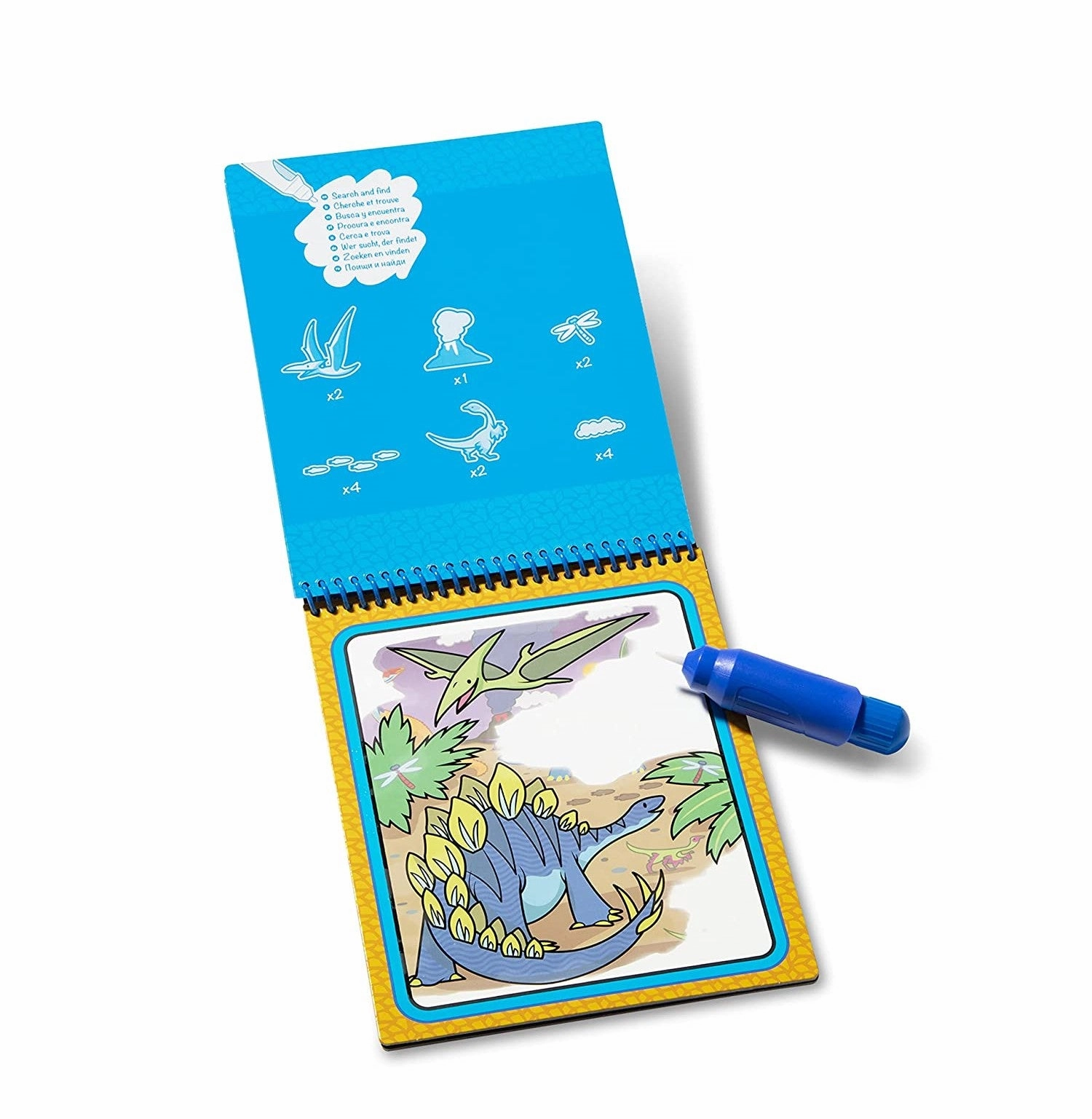 Melissa & Doug Water Wow - Dinosaur, Multi Color