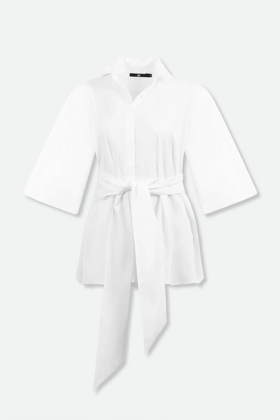 MIA SHIRT IN ITALIAN COTTON WHITE
