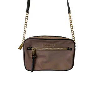 Michael Kors Bags Crossbody Designer By Michael Kors In Black & Tan, Size:Medium