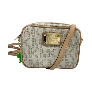Michael Kors Bags Crossbody Designer By Michael Kors In Cream, Size:Small