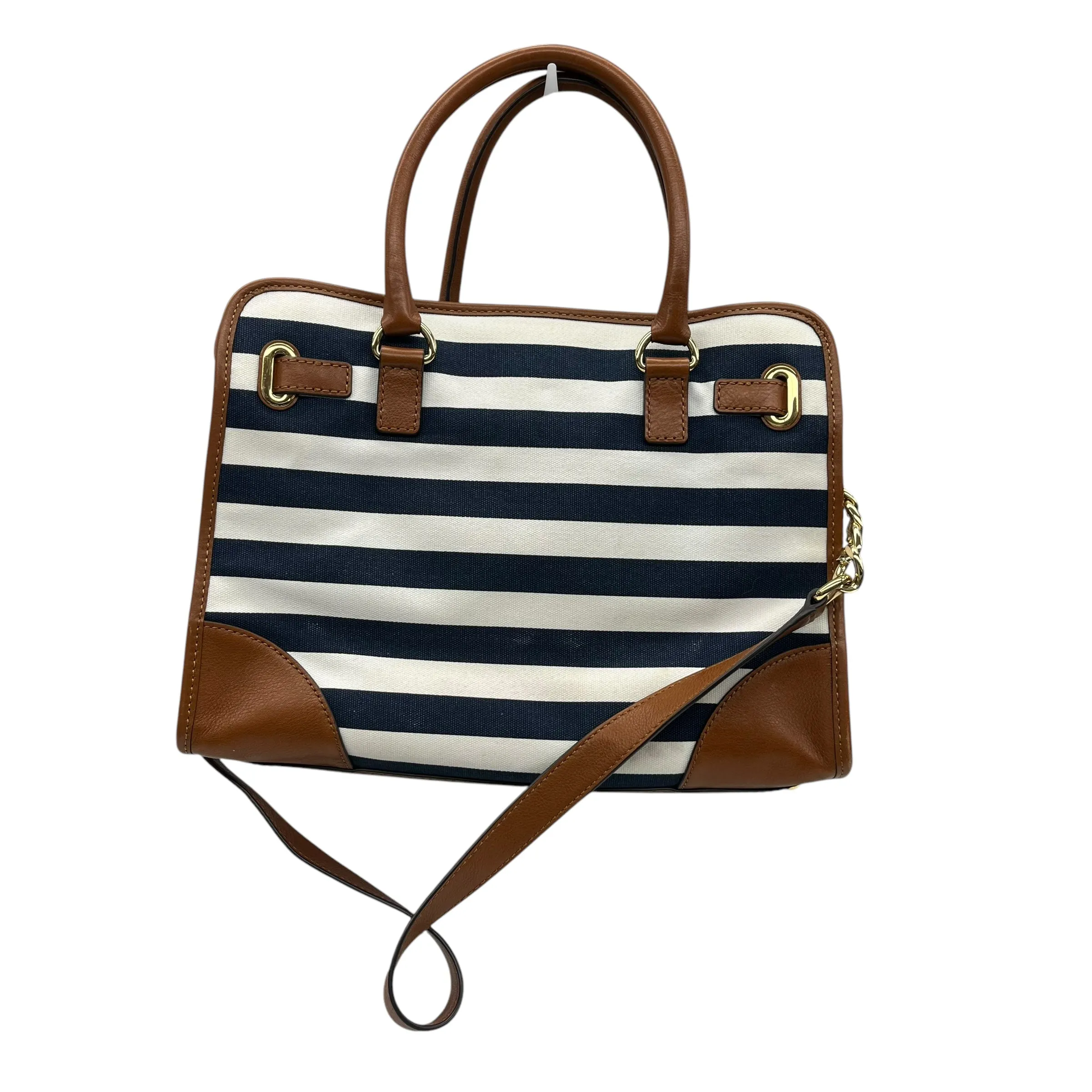 Michael Kors Bags Handbag Designer By Michael Kors In Blue & White, Size:Medium