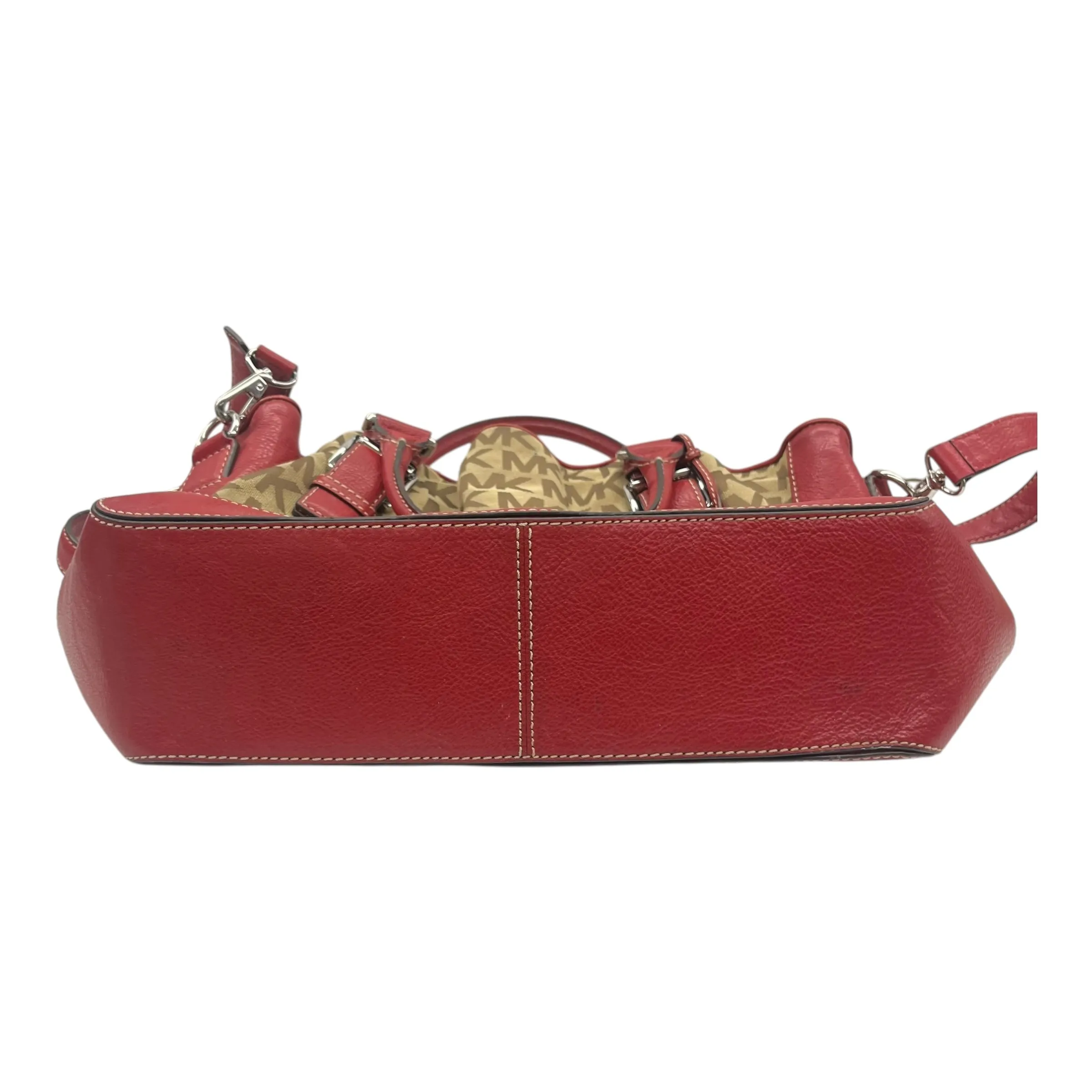 Michael Kors Bags Handbag Designer By Michael Kors In Brown & Red, Size:Large