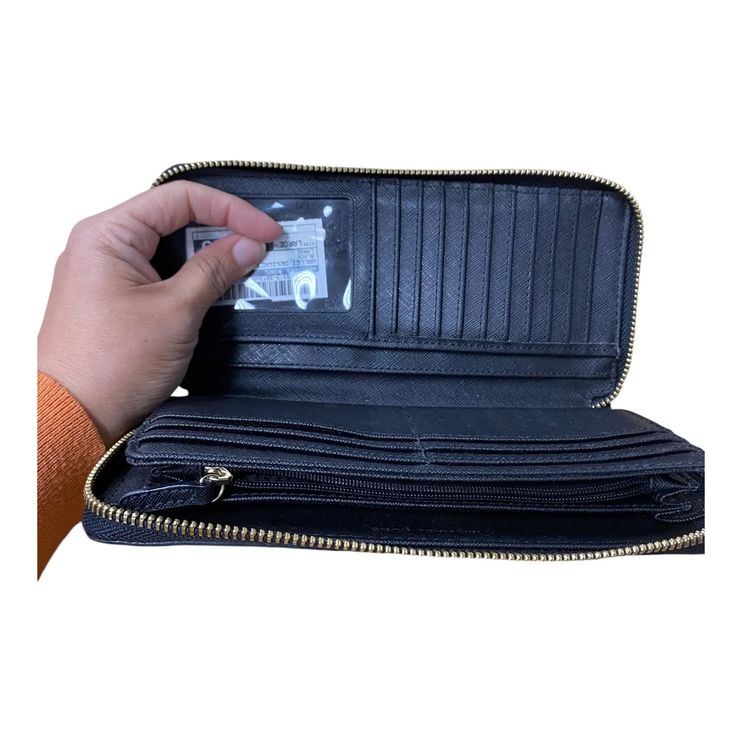 Michael Kors Bags Wallet Designer By Michael Kors In Black, Size:Large