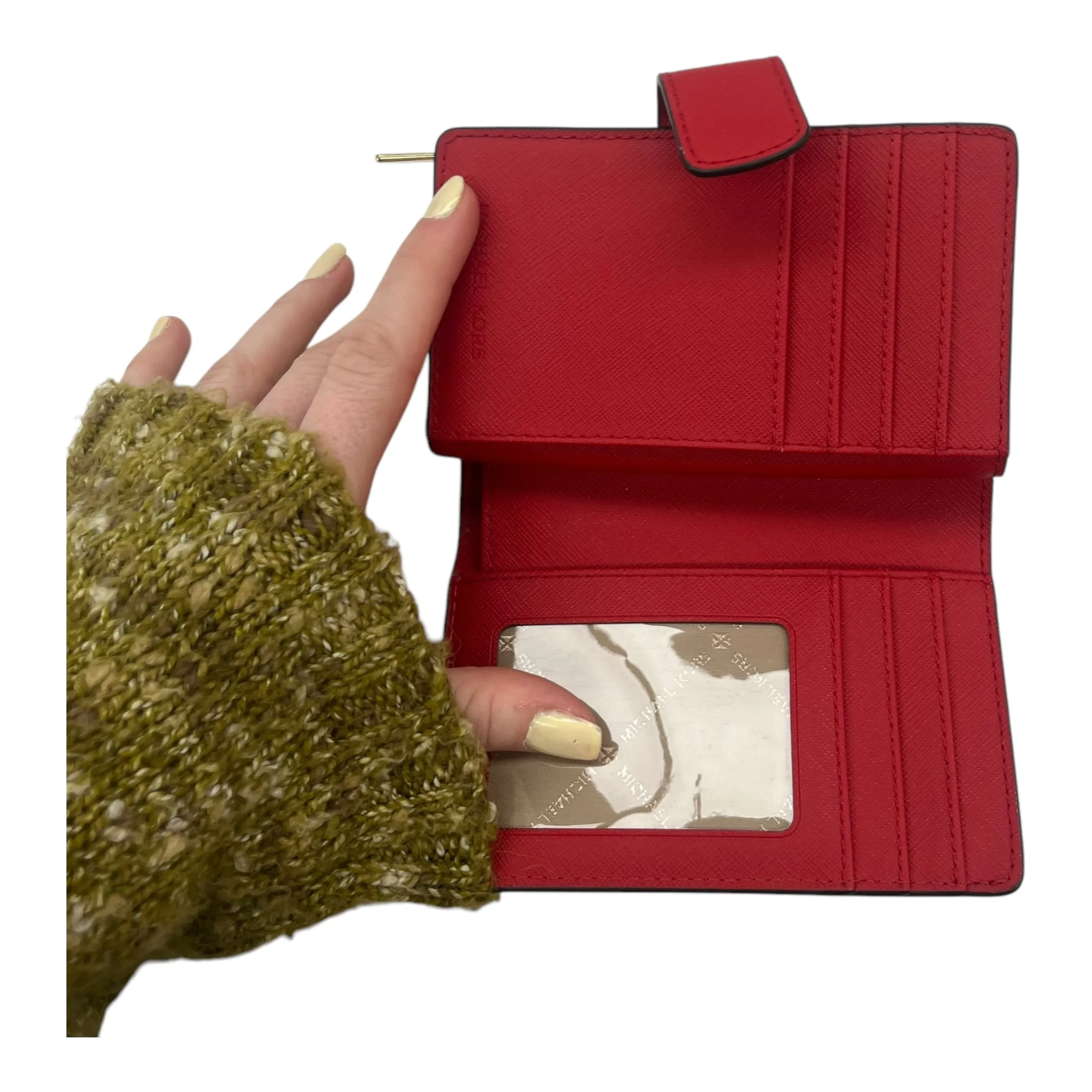 Michael Kors Bags Wallet Designer By Michael Kors In Red, Size:Medium