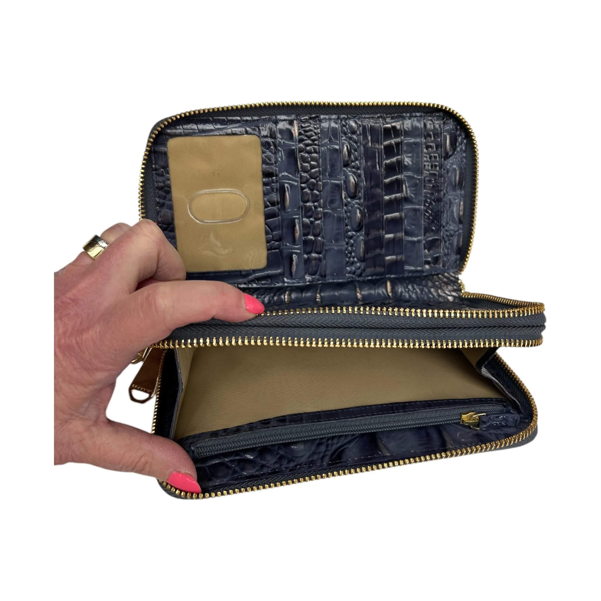 Michael Kors Bags Wristlet Designer By Michael Kors In Blue, Size:Large