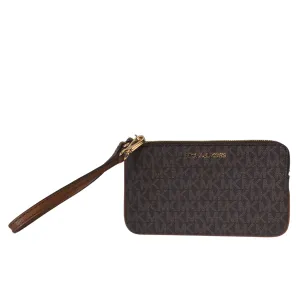 Michael Kors Bags Wristlet Designer By Michael Kors In Brown, Size:Small