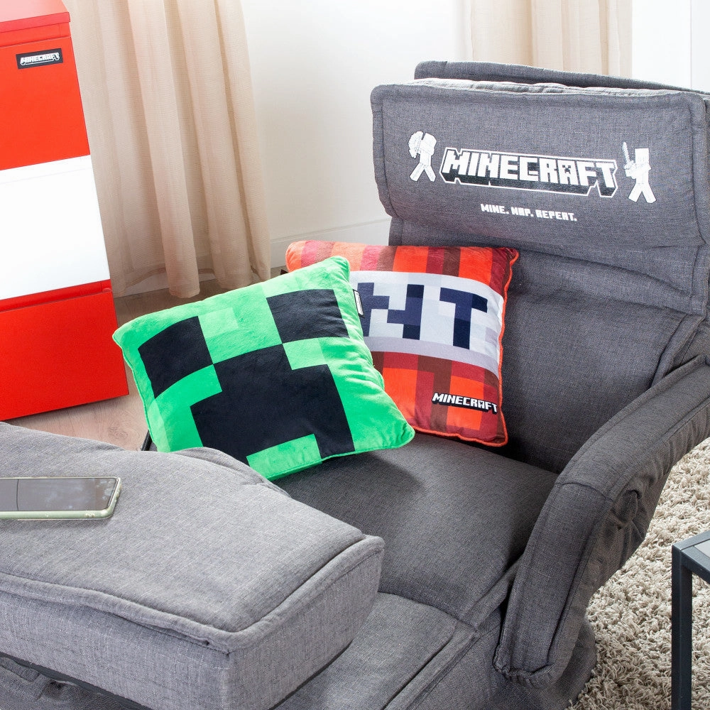 Minecraft TNT Decorative Throw Pillow - Explosive Red, 14.96"