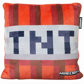Minecraft TNT Decorative Throw Pillow - Explosive Red, 14.96"