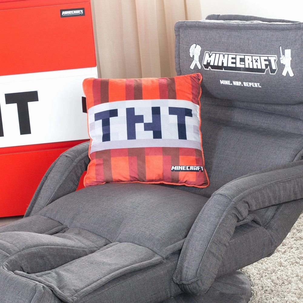 Minecraft TNT Decorative Throw Pillow - Explosive Red, 14.96"
