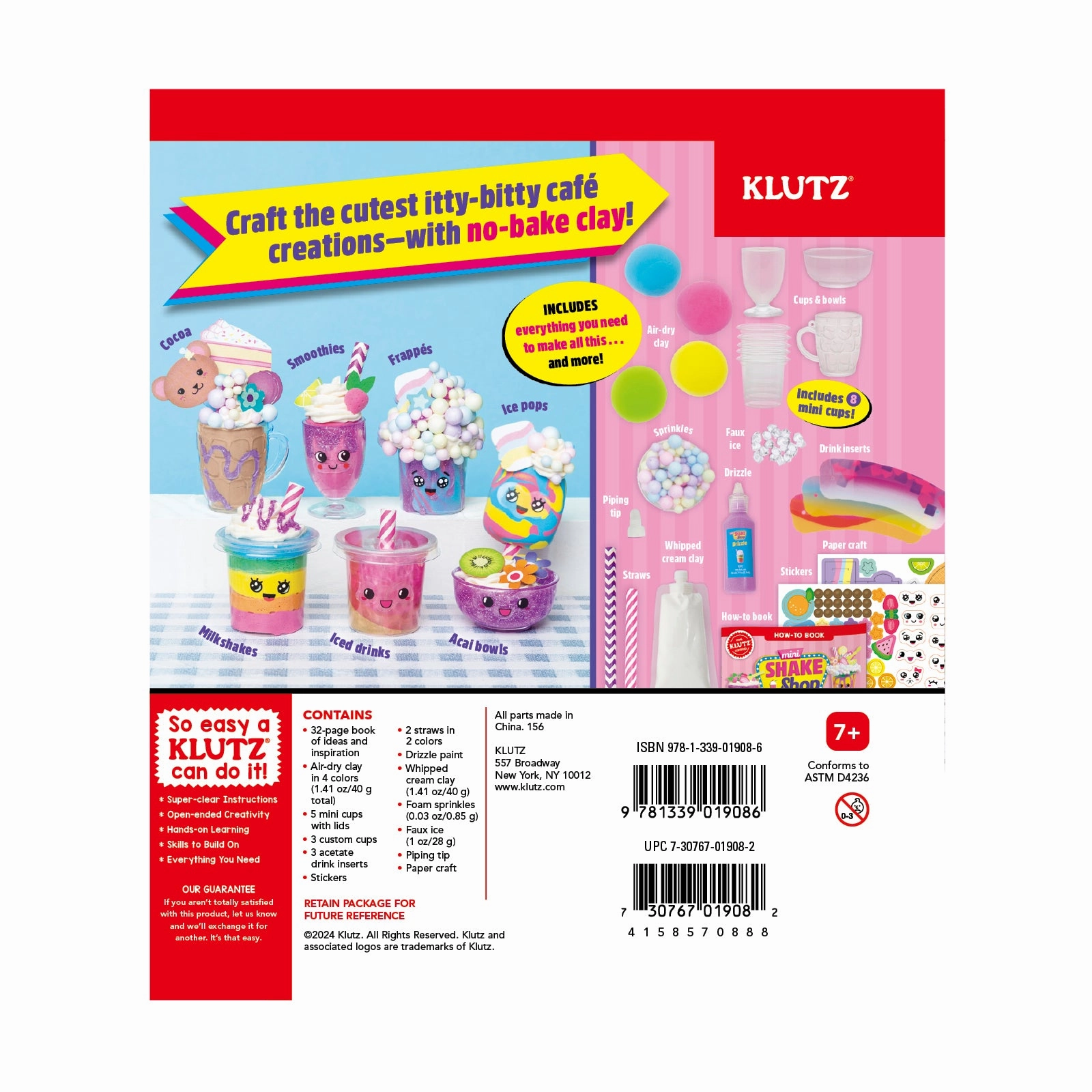Mini Shake Shop Creative Clay Craft Kit - Play & Mold Delights