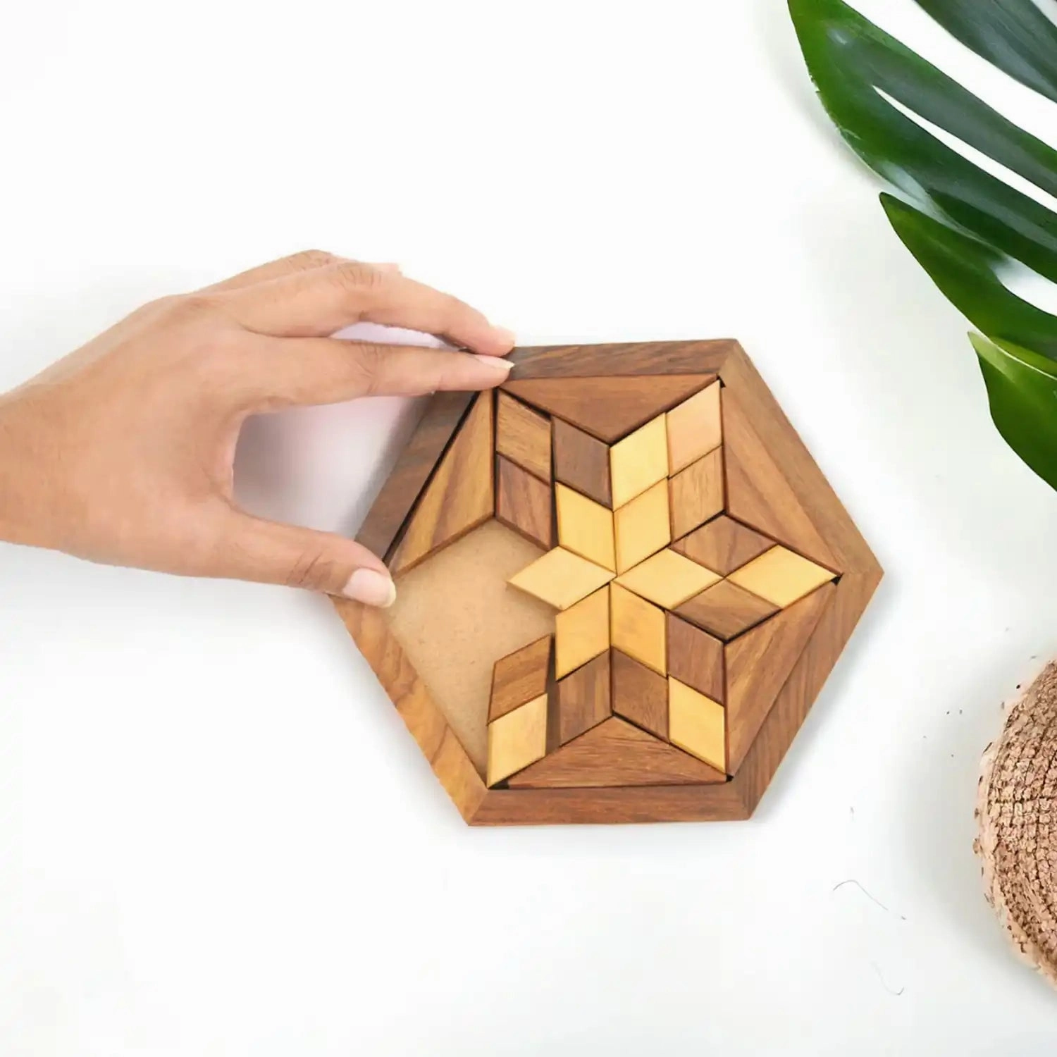 Mittimate 30-Piece Wooden Jigsaw Puzzle  Engaging Brain Teaser Game for Kids (6-10 Years) | Fun & Educational Playtime