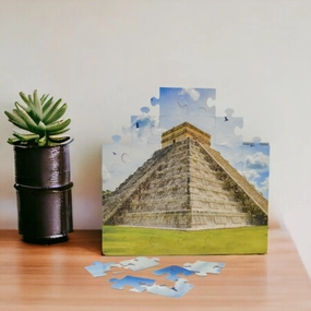 Mittimate Chichen Itza Jigsaw Puzzle  36-Piece Cardboard Puzzle for Kids (Ages 4-6) | Fun, Learning & Perfect Birthday Gift