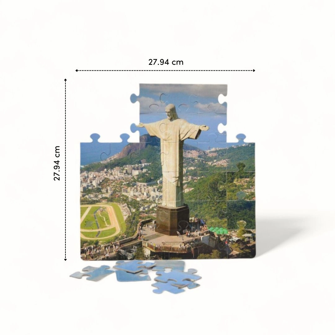 Mittimate Christ The Reedmer Jigsaw Puzzle  36-Piece Cardboard Puzzle for Kids (Ages 4-6) | Fun, Learning & Perfect Birthday Gift