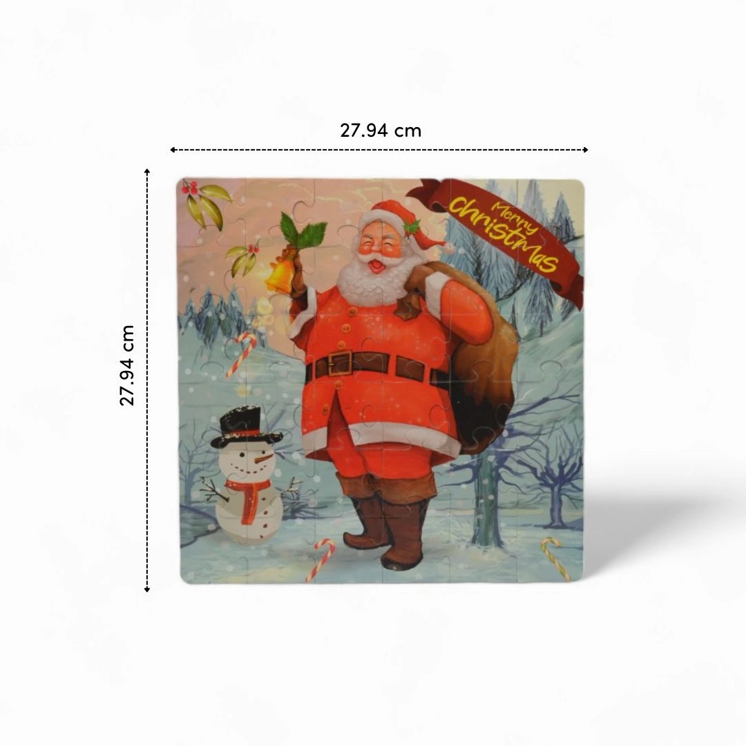 Mittimate Christmas Jigsaw Puzzle  36-Piece Cardboard Puzzle for Kids (Ages 4-6) | Fun, Learning & Perfect Birthday Gift