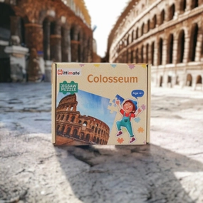 Mittimate Colosseum Jigsaw Puzzle  36-Piece Cardboard Puzzle for Kids (Ages 4-6) | Fun, Learning & Perfect Birthday Gift