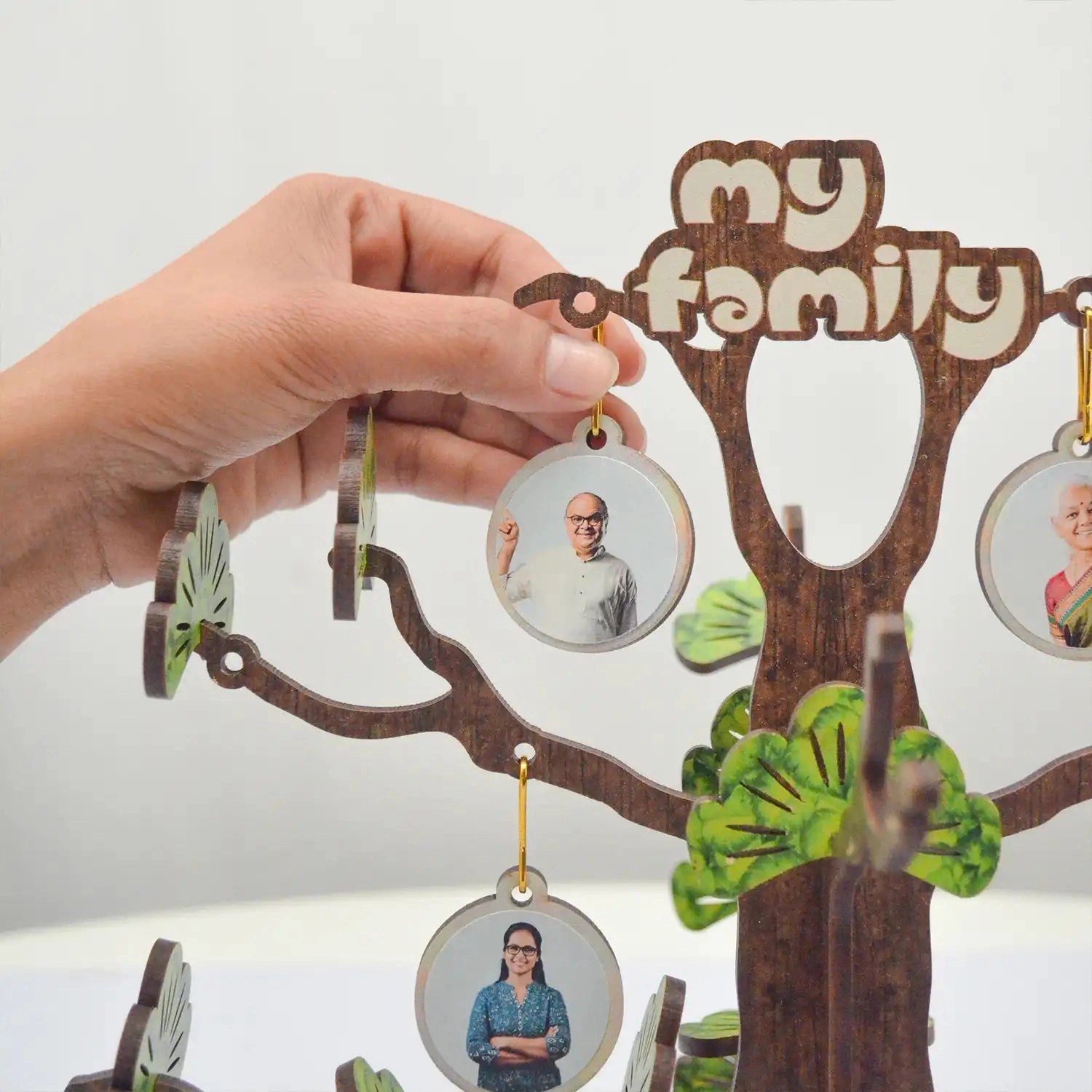 Mittimate DIY Family Tree for Kids Age 8 to 12 Year Old I Make Your Own Wooden DIY Model I 3D Model Building Kit I Birthday Gift for Kids
