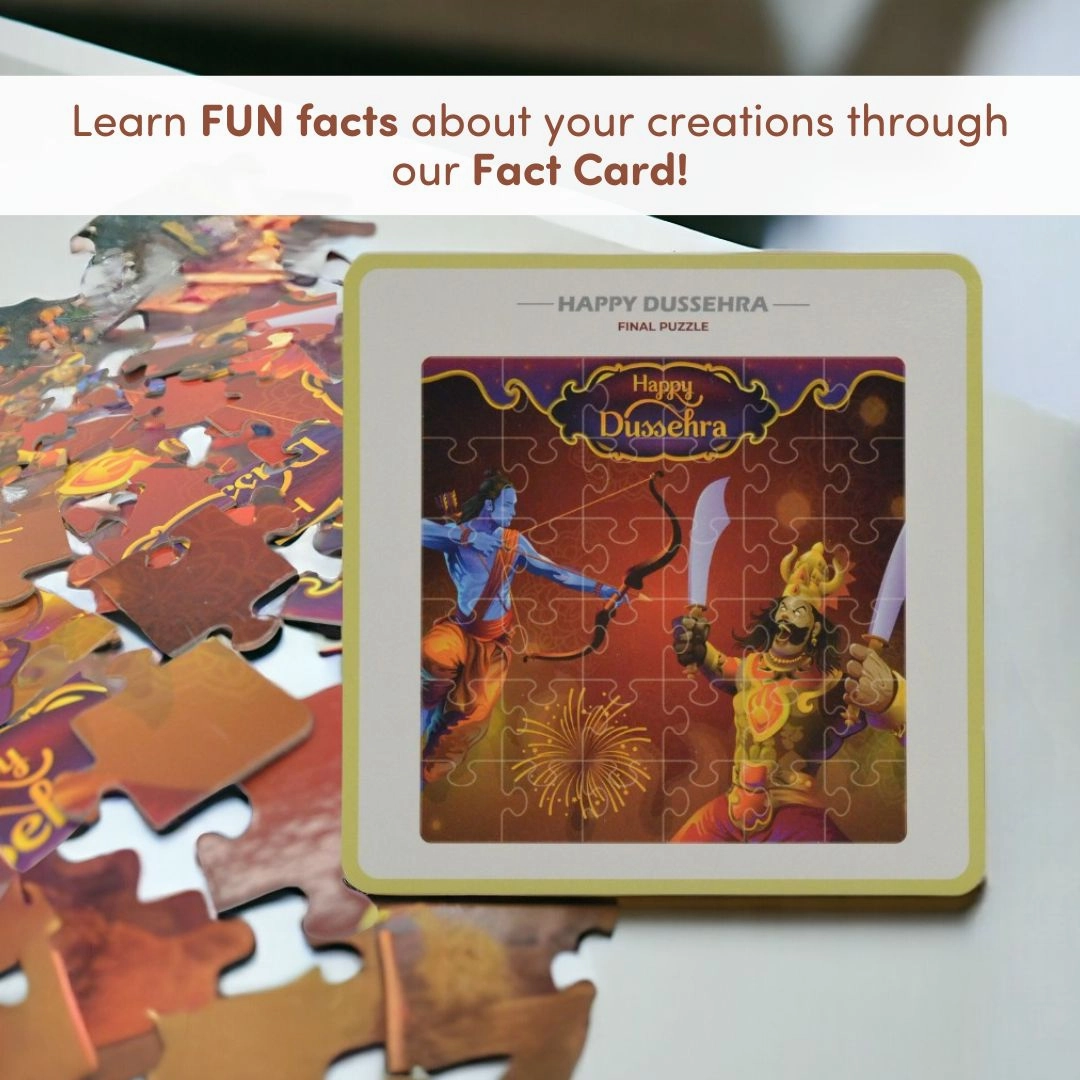 Mittimate Dussehra Theme Jigsaw Puzzle  36-Piece Cardboard Puzzle for Kids (Ages 4-6) | Fun, Learning & Perfect Birthday Gift