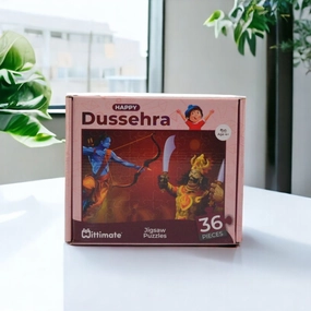 Mittimate Dussehra Theme Jigsaw Puzzle  36-Piece Cardboard Puzzle for Kids (Ages 4-6) | Fun, Learning & Perfect Birthday Gift