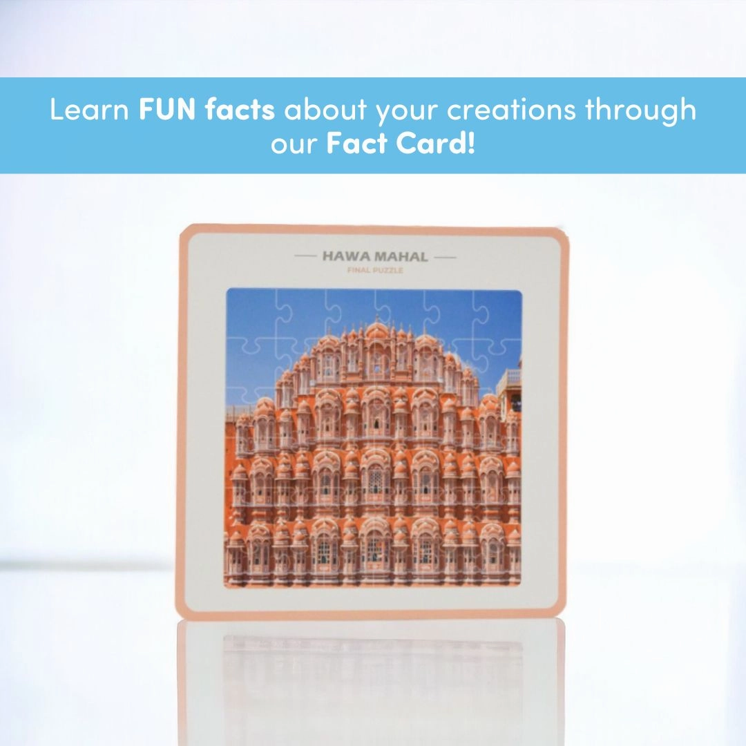 Mittimate Hawa Mahal Jigsaw Puzzle  36-Piece Cardboard Puzzle for Kids (Ages 4-6) | Fun, Learning & Perfect Birthday Gift