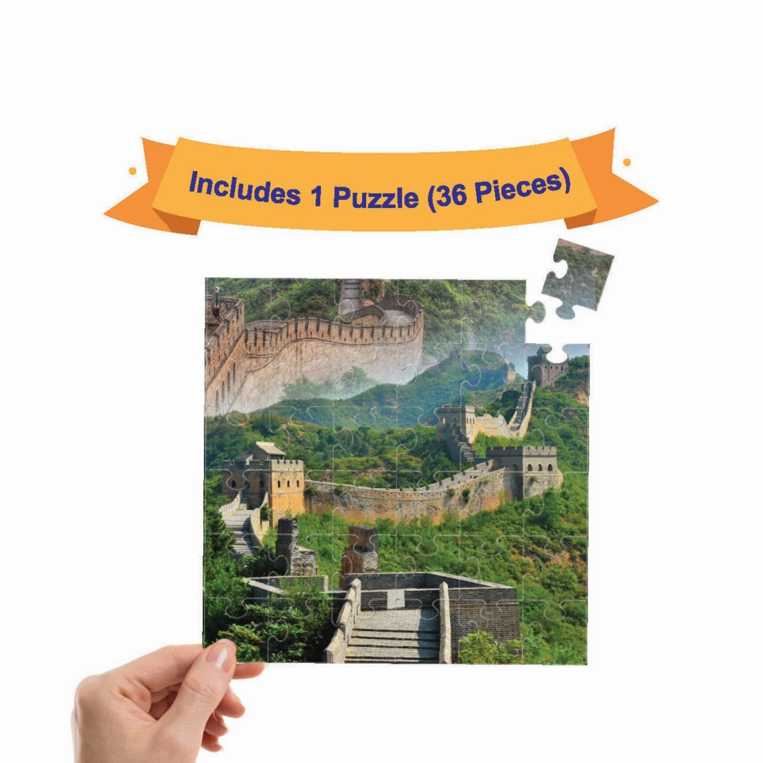 Mittimate Leaning Tower of Pisa Jigsaw Puzzle  36-Piece Cardboard Puzzle for Kids (Ages 4-6) | Fun, Learning & Perfect Birthday Gift
