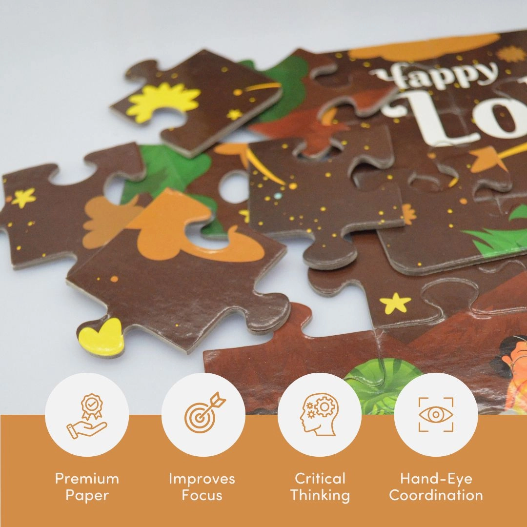 Mittimate Lohri Jigsaw Puzzle  36-Piece Cardboard Puzzle for Kids (Ages 4-6) | Fun, Learning & Perfect Birthday Gift