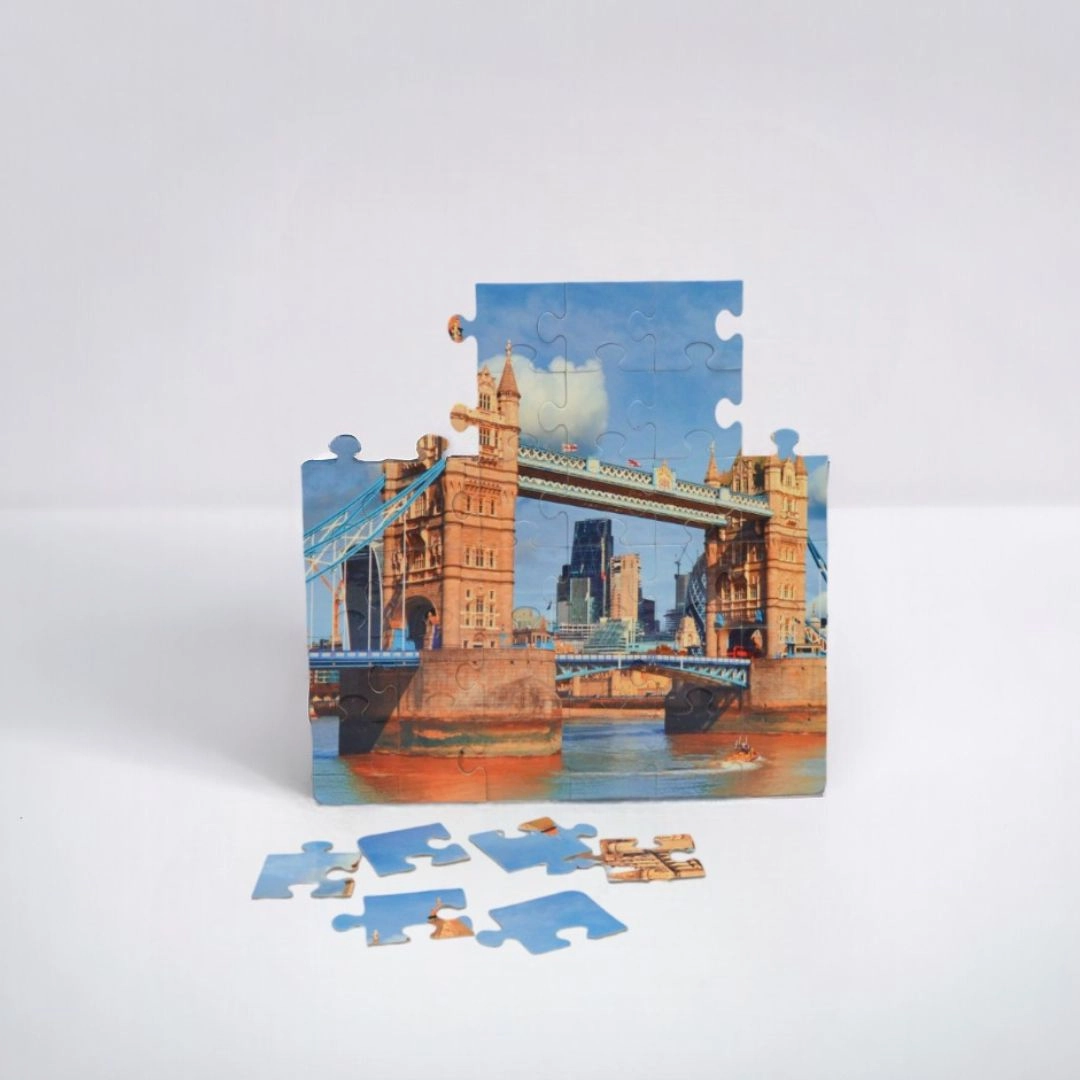 Mittimate London Bridge Jigsaw Puzzle  36-Piece Cardboard Puzzle for Kids (Ages 4-6) | Fun, Learning & Perfect Birthday Gift