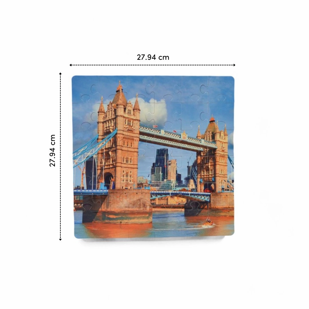 Mittimate London Bridge Jigsaw Puzzle  36-Piece Cardboard Puzzle for Kids (Ages 4-6) | Fun, Learning & Perfect Birthday Gift