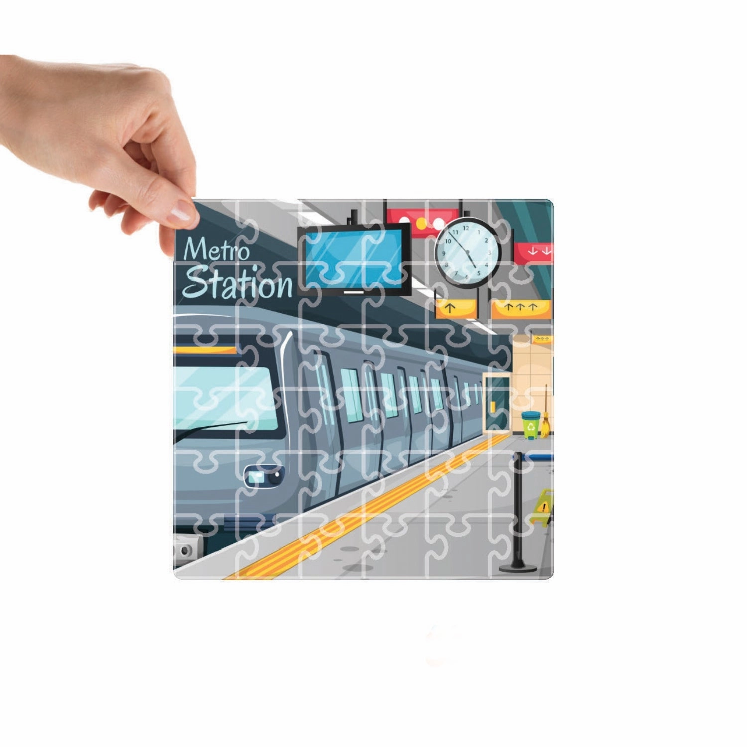Mittimate Metro Hosue Jigsaw Puzzle  36-Piece Cardboard Puzzle for Kids (Ages 4-6) | Fun, Learning & Perfect Birthday Gift