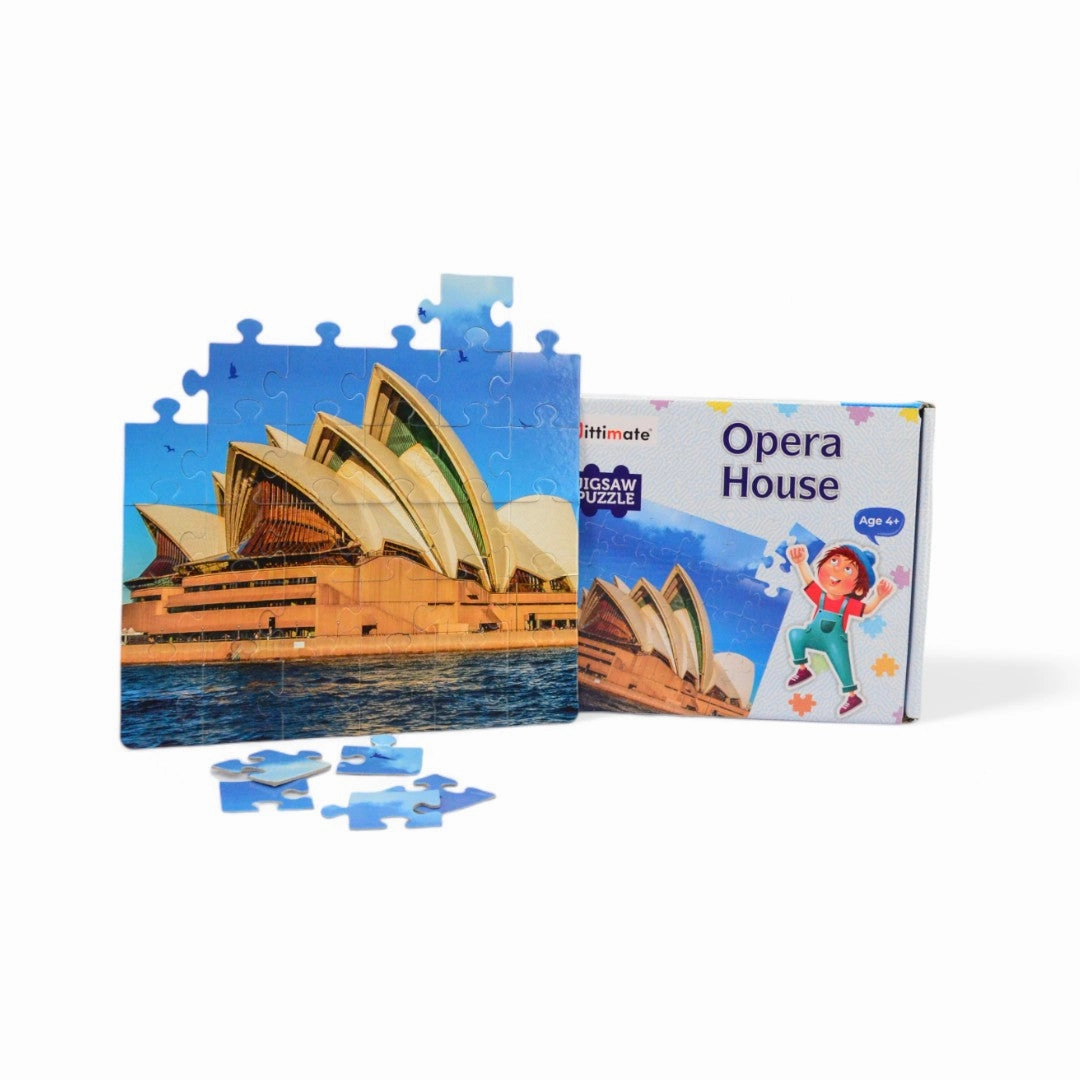 Mittimate Opera House Jigsaw Puzzle  36-Piece Cardboard Puzzle for Kids (Ages 4-6) | Fun, Learning & Perfect Birthday Gift