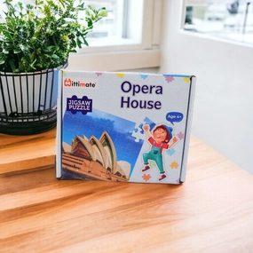 Mittimate Opera House Jigsaw Puzzle  36-Piece Cardboard Puzzle for Kids (Ages 4-6) | Fun, Learning & Perfect Birthday Gift