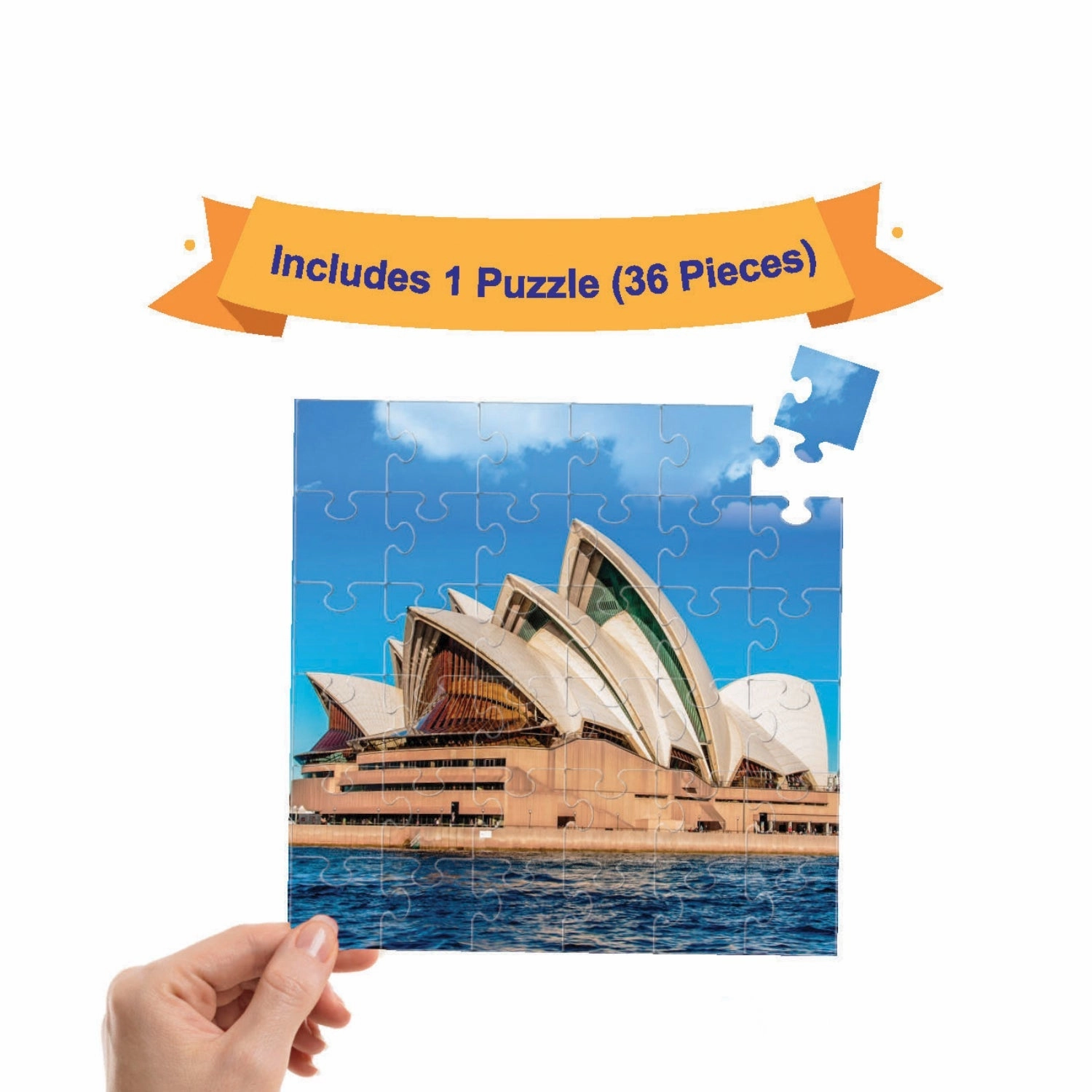 Mittimate Opera House Jigsaw Puzzle  36-Piece Cardboard Puzzle for Kids (Ages 4-6) | Fun, Learning & Perfect Birthday Gift