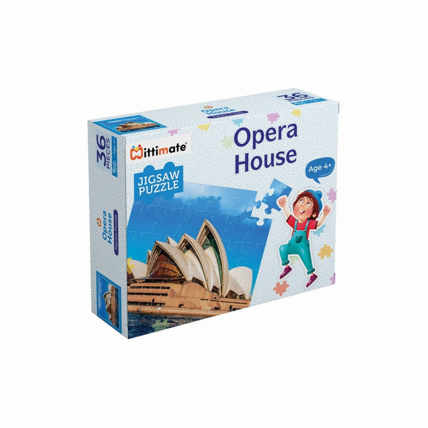 Mittimate Opera House Jigsaw Puzzle  36-Piece Cardboard Puzzle for Kids (Ages 4-6) | Fun, Learning & Perfect Birthday Gift