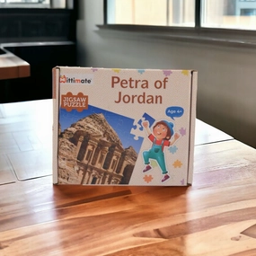 Mittimate Petra of Jordan Jigsaw Puzzle  36-Piece Cardboard Puzzle for Kids (Ages 4-6) | Fun, Learning & Perfect Birthday Gift