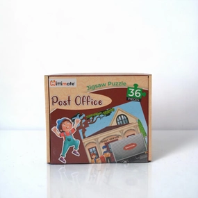 Mittimate Post Office Jigsaw Puzzle  36-Piece Cardboard Puzzle for Kids (Ages 4-6) | Fun, Learning & Perfect Birthday Gift