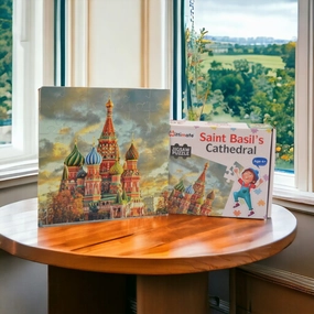 Mittimate Saint Basil's Cathedral Jigsaw Puzzle  36-Piece Cardboard Puzzle for Kids (Ages 4-6) | Fun, Learning & Perfect Birthday Gift