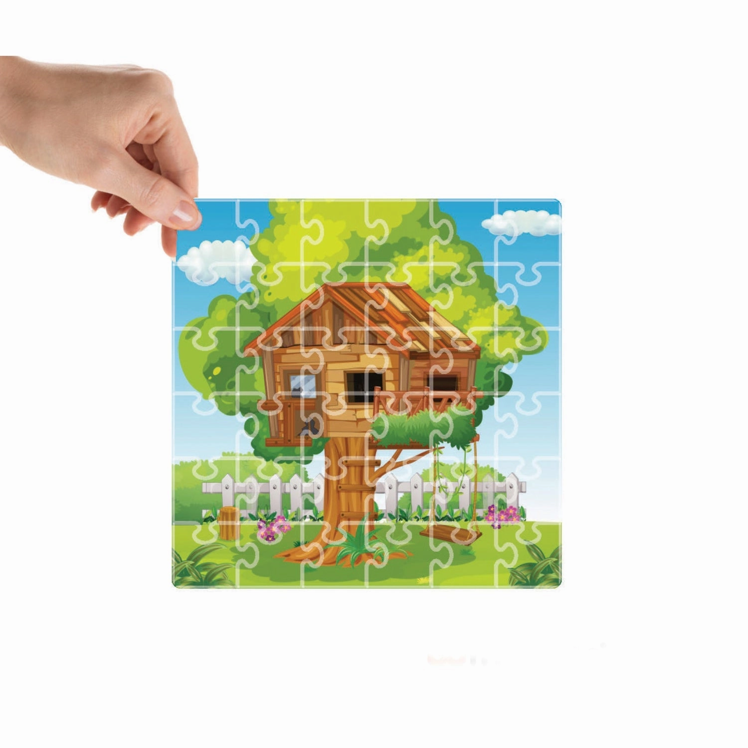Mittimate Tree House Jigsaw Puzzle  36-Piece Cardboard Puzzle for Kids (Ages 4-6) | Fun, Learning & Perfect Birthday Gift