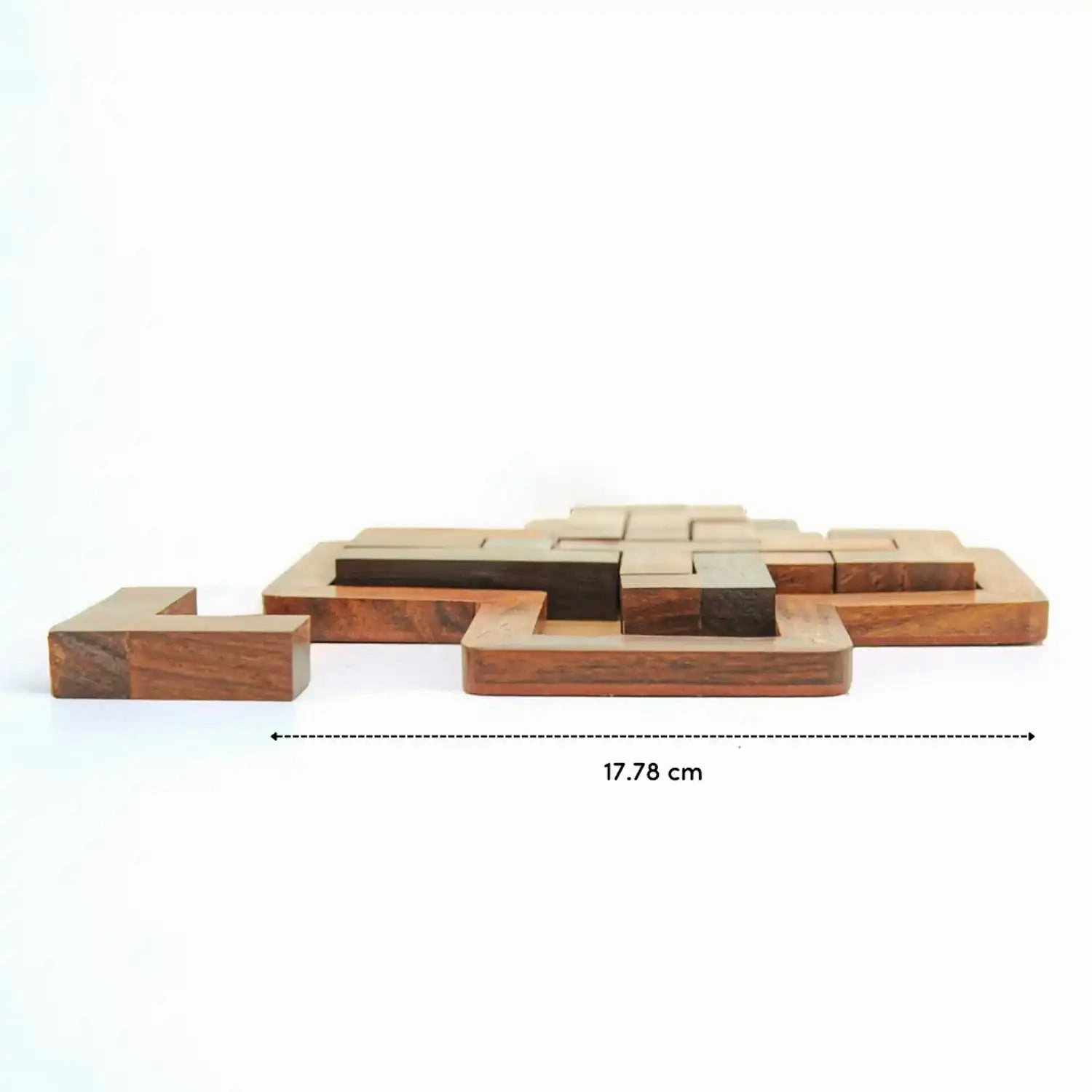 Mittimate Wooden Cross Pentomino Puzzle  Brain-Boosting Jigsaw Game for Kids (6-10 Years) | Fun & Educational Birthday Gift