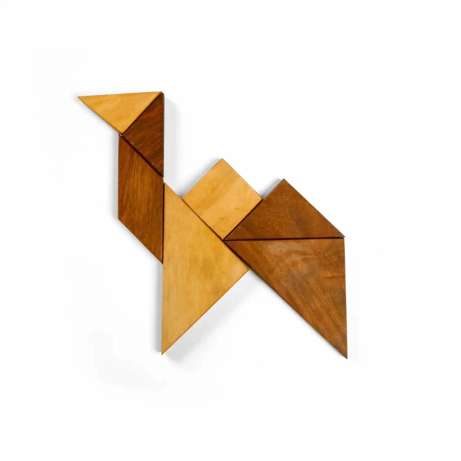 Mittimate Wooden Tangram Puzzle  Brain-Boosting Puzzle Game for Kids (6 ) | Fun, Learning & Perfect Gift Choice