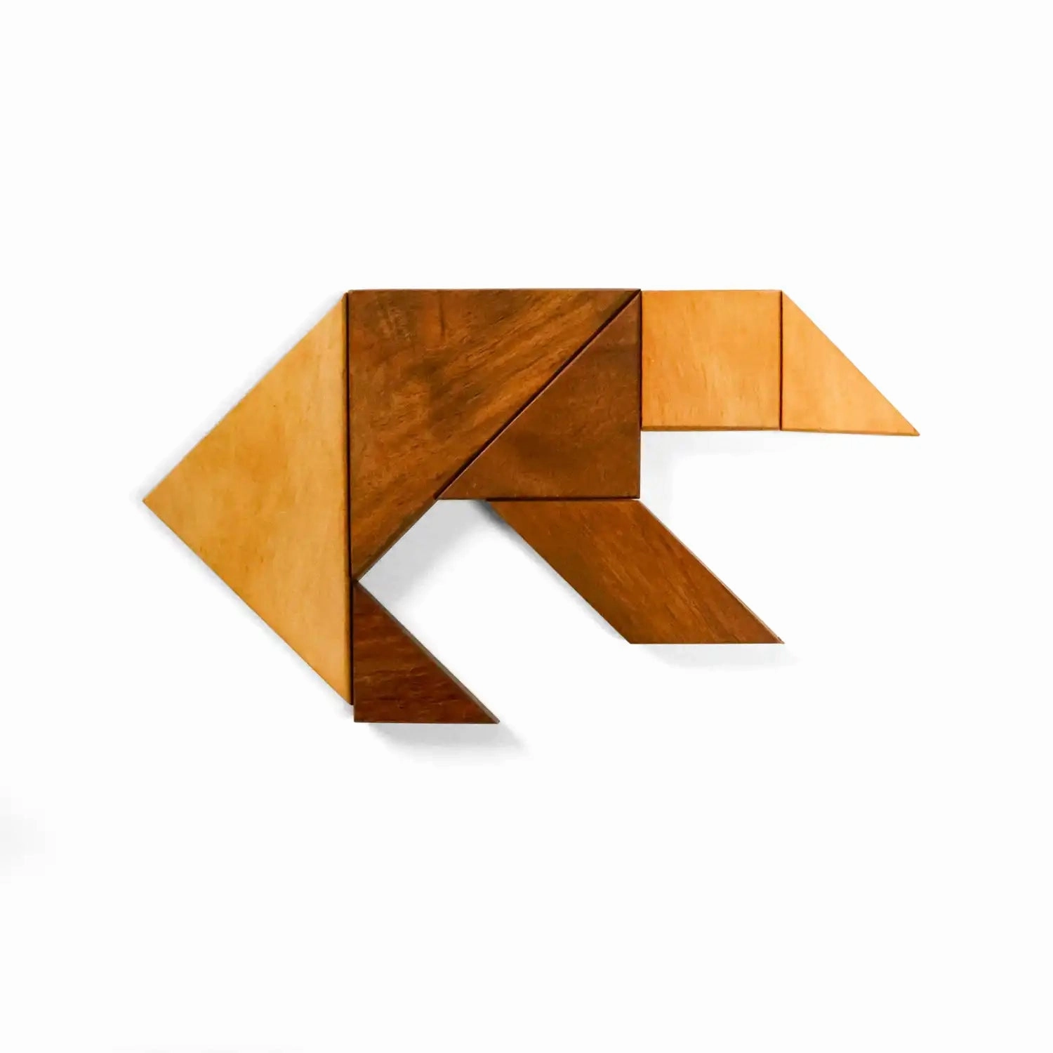 Mittimate Wooden Tangram Puzzle  Brain-Boosting Puzzle Game for Kids (6 ) | Fun, Learning & Perfect Gift Choice