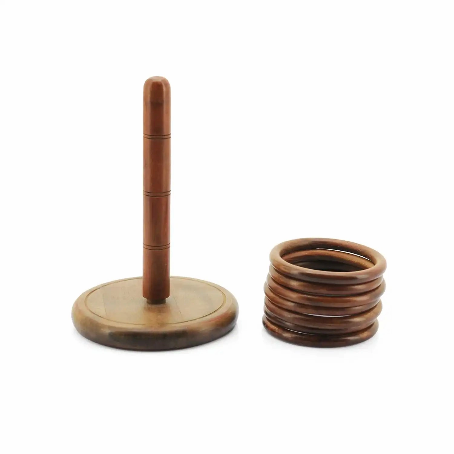 Mittimate Wooden Toss & Ring Game  Fun Indoor & Outdoor Activity for Kids (6 ) | Enhances Aiming & Shooting Skills