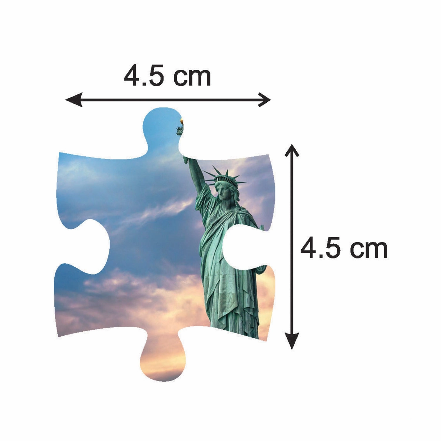 Mittimate World Statue of Liberty Jigsaw Puzzle  36-Piece Cardboard Puzzle for Kids (Ages 4-6) | Fun, Learning & Perfect Birthday Gift