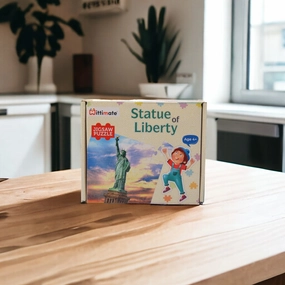 Mittimate World Statue of Liberty Jigsaw Puzzle  36-Piece Cardboard Puzzle for Kids (Ages 4-6) | Fun, Learning & Perfect Birthday Gift