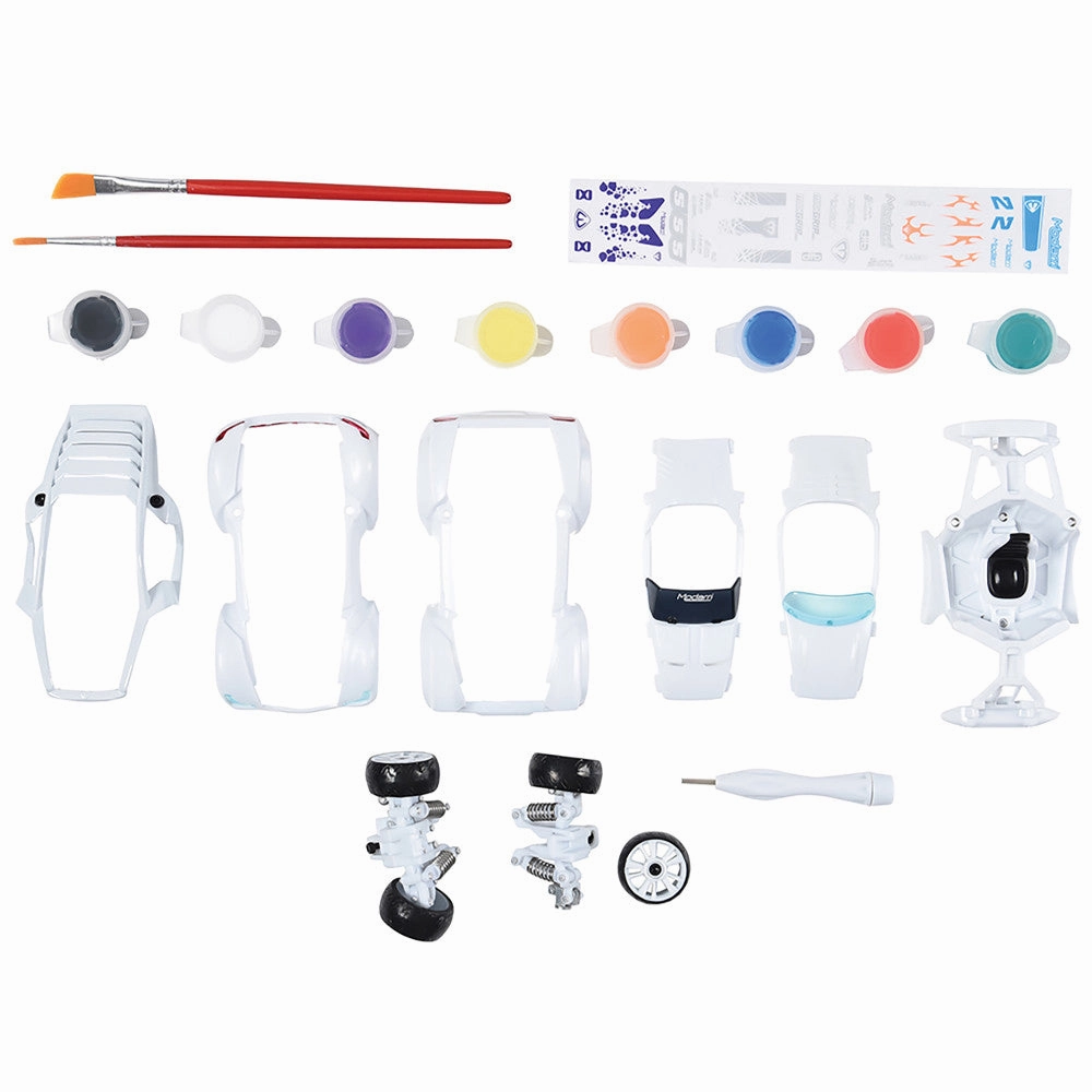 Modarri Deluxe Paint It Auto Design Studio - Creative Car Customization Kit for Kids