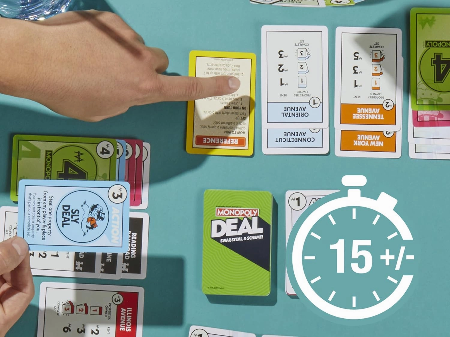 Monopoly Deal Card Game | Quick-Playing Card Game | Fun Games for Families and Kids | Ages 8 and Up