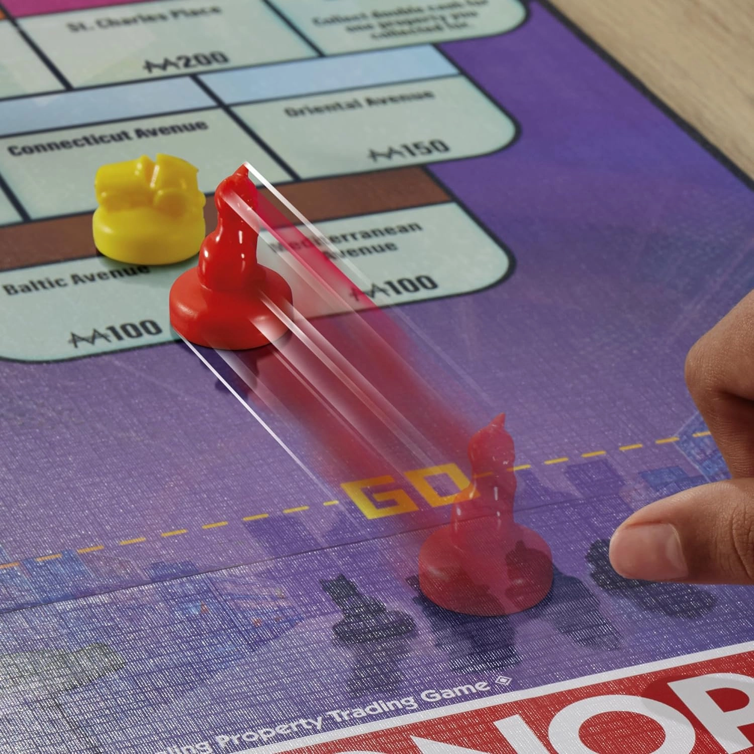 Monopoly Knockout 2-8 Players Fun Family Board Game for Kids and Adults Ages 8 