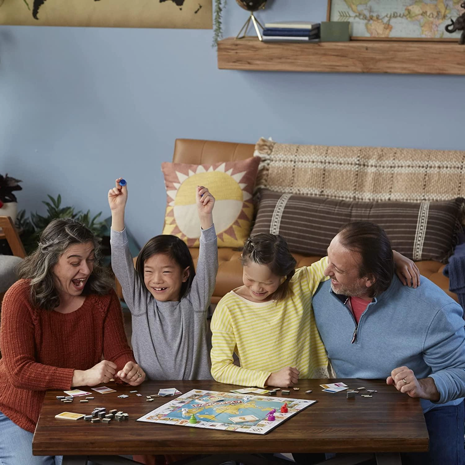 Monopoly Travel World Tour Family Board Game for Ages 8 and Up