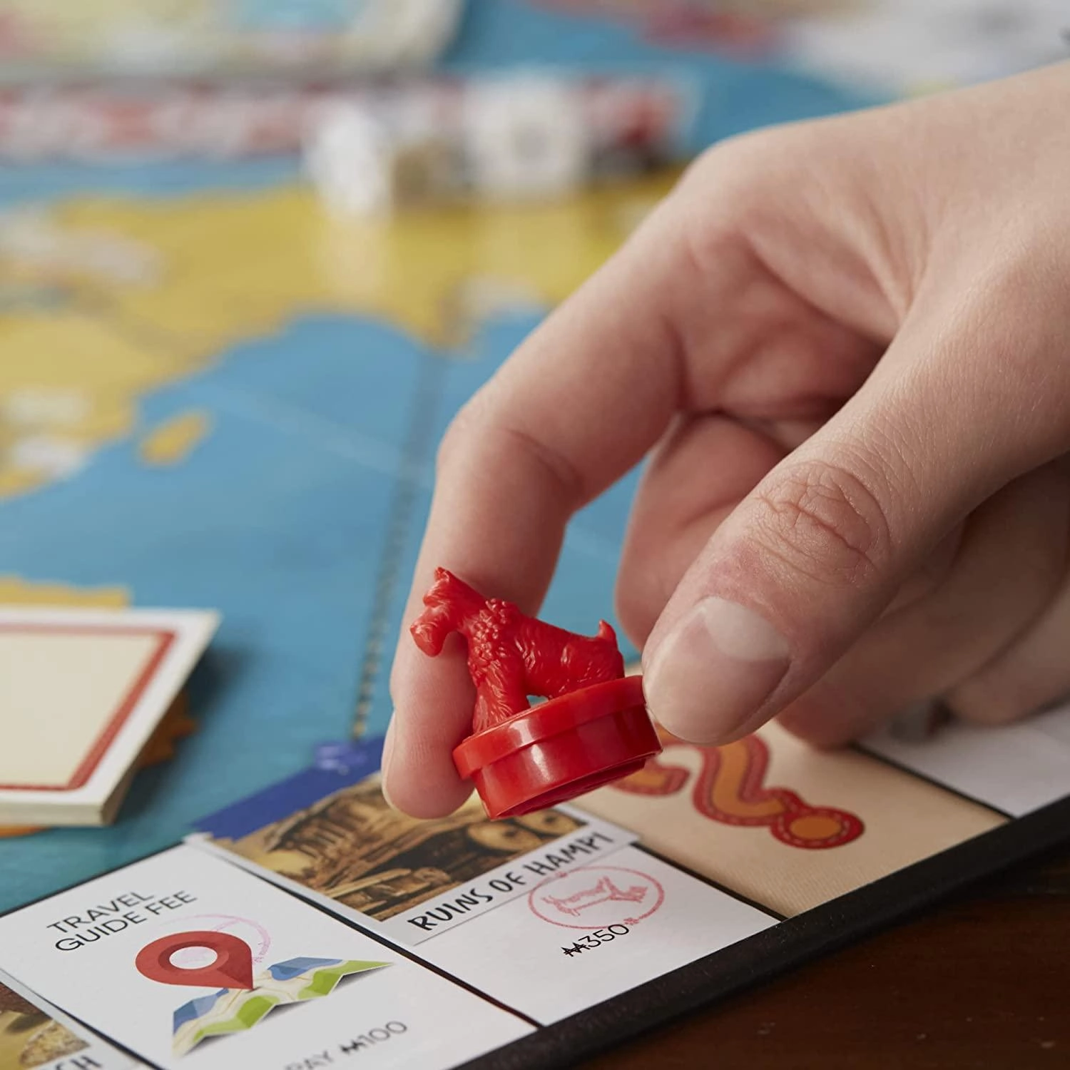 Monopoly Travel World Tour Family Board Game for Ages 8 and Up
